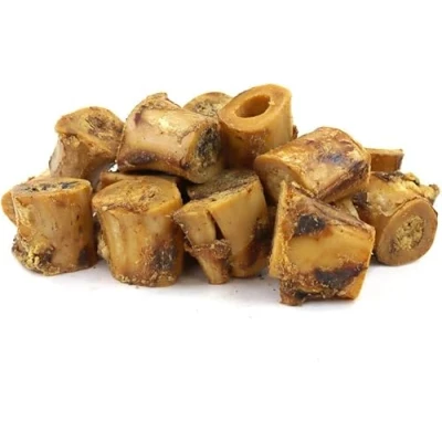 Image of VIONIA® British 2&quot; Small Roasted Marrow Bones x5 for Dogs, Mini 100% Natural Long Lasting Grain Free