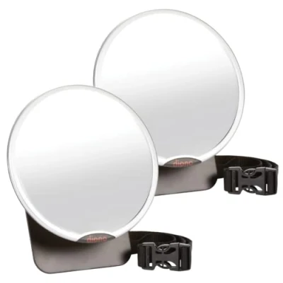 Image of Diono Easy View Baby Mirror (2 Pack), White