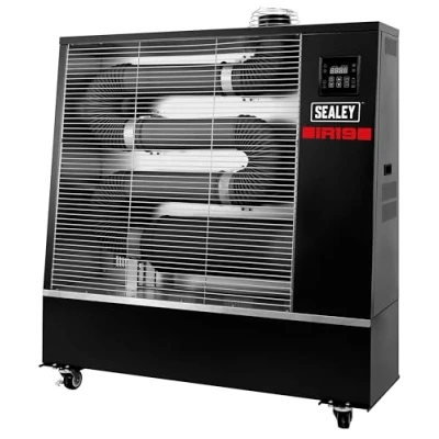 Image of Sealey 19kW Industrial Infrared Diesel Heater IR19, Black/Red