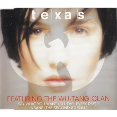 Image of Texas Say What You Want (All Day, Every Day) 1998 UK CD single MERDD499