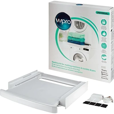 Image of Wpro SKS101 Washing Machine Dryer Accessories/Frame With Shelf/for Connecting Installation Frame and Tumble (Universal for all brands. 60 x cm Shelf