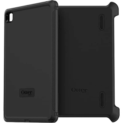 Image of OtterBox Defender Case for Samsung Galaxy Tab A7, Shockproof, Ultra Rugged Protective with built in Screen Protector, 2x Tested to Military Standard, Black