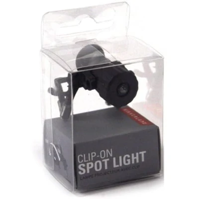 Image of Clip On Spot Light Black by Kikkerland