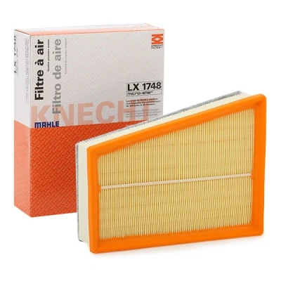 Image of 165465086R, 165465434R, 165467751R, 165467920R, 8200820859 Air Filter MAHLE ORIGINAL LX 1748 66,3mm 189mm 244,6mm Insert RENAULT: MEGANE 3