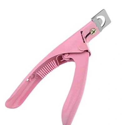Image of ATNails Nail Clipper Manicure Tool Acrylic Gel False Clipper/Edge Cutter Tips Professional Pink or Silver sent at random