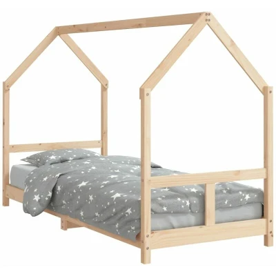 Image of vidaXL Kids Bed Frame 80x200 cm Solid Wood Pine