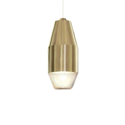 Image of Kundalini Yuma hanging light in polished brass