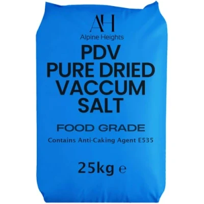 Image of AH Pure Dried Vaccum Salt 25kg (PDV) Food Grade Packaging May Vary Ideal for Koi &amp; Pond Treatments