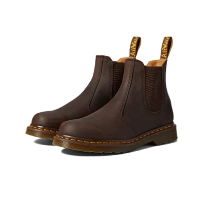 Image of Dr. Martens 2976 YS Unisex Ankle boots, Size: 13, Dark brown/crazy horse Leather