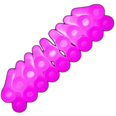 Image of The Glowhouse Premium 6 inch Glow Stick pack of 25 Individually Wrapped with Lanyards (Pink)