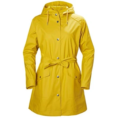 Image of Helly Hansen Womens Kirkwall II Raincoat, S, Essential Yellow
