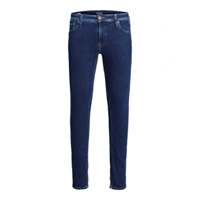Image of Jack &amp; Jones Jjiglenn Jjoriginal Slim fit jeans, Men&#039;s, Size: 34x32, Blue denim
