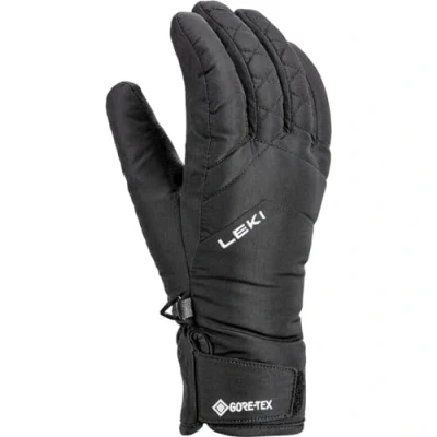 Image of LEKI Women&#039;s Sveia GTX Gloves, Black, EU 8