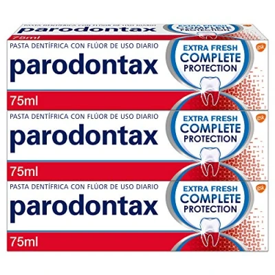 Image of Parodontax Complete Protection Extra Fresh Fluoride Toothpaste Helps Stop and Prevent Bleeding Gums 75ml