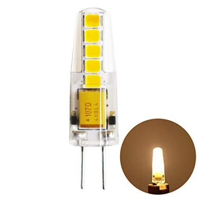 Image of Pack of 1 G4 LED bulbs, 300 lm, 3 W replaces 30 halogen warm white 3000 K, non dimmable, AC/DC 12 V, energy saving light bulb.