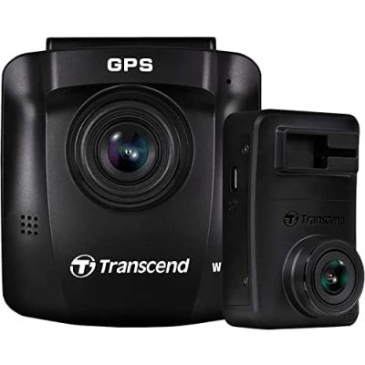Image of Transcend DrivePro 620 Dual Camera Dashcam with Built in WI FI, STARVIS high sensitivity image sensors, GPS and Battery TS DP620A 32G