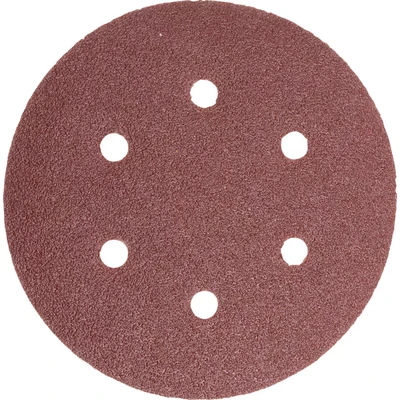 Image of 10x York 150mm Hook n Loop Sanding Discs, 6 Hole P60