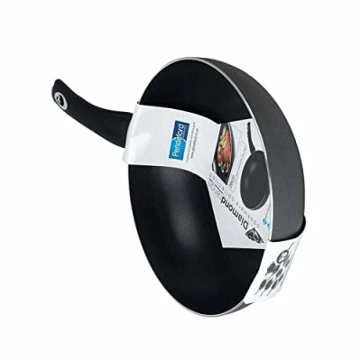 Image of Masterpart 28cm Non Stick Wok Stir Fry Gas Electric Ceramic Induction Hob Stay Cool Handle