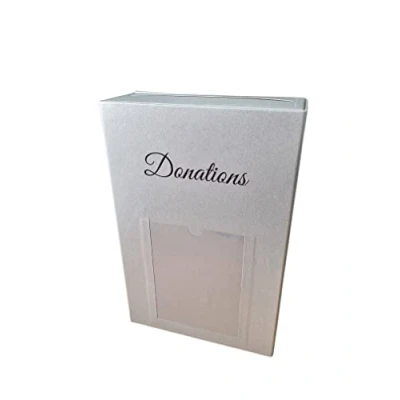 Image of ScatterPod Donation Pod Silver Secure Charity &amp; Fundraising Donations Box