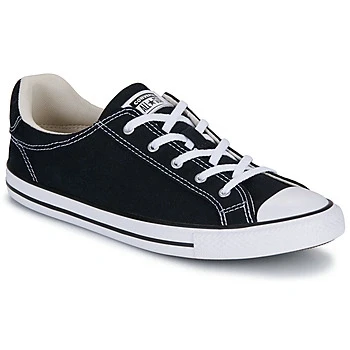 Image of Converse Chuck Taylor Dainty Lucky Trainers, Women&#039;s, Size: 75, Black/white/black shoes