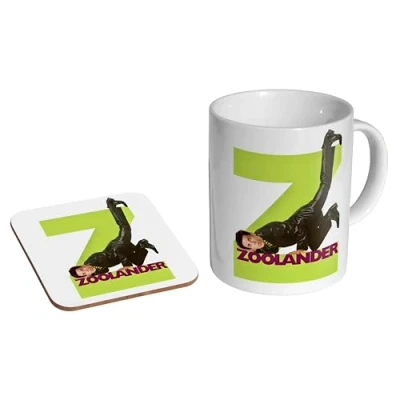 Image of Zoolander Ceramic Coffee Mug + Coaster Gift Set