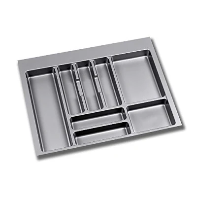 Image of Emuca Adjustable Cutlery Tray for Drawer, Drawer Organizer 70cm Cabinet Width