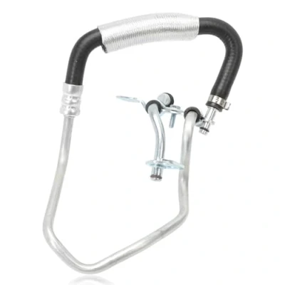 Image of ZEALfix LR029185 High Pressure and Power Steering Feed Return Pipe Hose Compatible with La n d Freelander Mk2 2.2 3.2 2006 2014