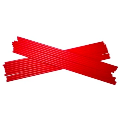 Image of (25 Pack) 5&quot; Red Plastic Straws for Aerosol Spray Cans Ideal Tip Extension Tubes Automotive Lubricants, Cleaners, and Penetrating Oils
