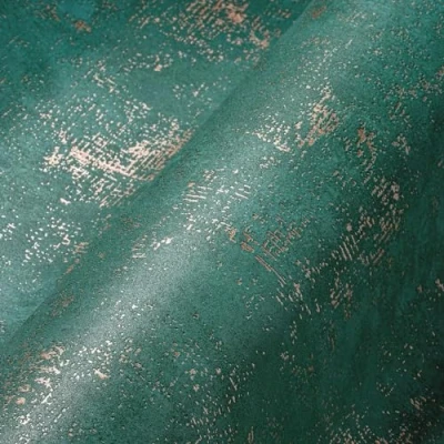 Image of A.S. Création The BOS 388321 Non Woven Wallpaper with Gloss Effect 10.05 m x 0.53 Made in Germany Green Gold