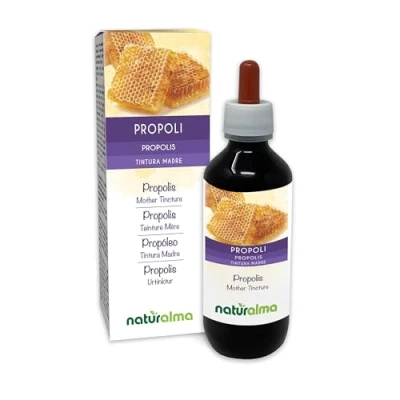 Image of Propolis (Propolis) Resin Alcohol Free Mother Tincture Naturalma Liquid Extract Drops 200 ml Food Supplement