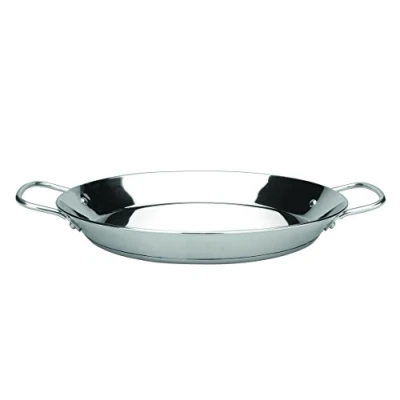 Image of IBILI 652234 Paella pan Premier 34 cm of Stainless Steel, Silver