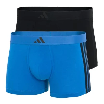 Image of adidas Sportswear LOW RISE Trunk 2 PACK Pants, Men&#039;s, Size: XL, Blue/black