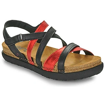 Image of ART Women&#039;s 1714 Rhodes Sandal, Nappa Black Red, 4 UK
