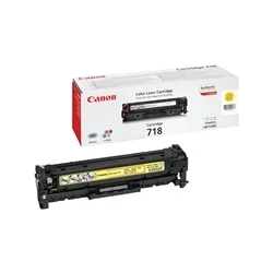 Image of Canon CRG 718Y Yellow Toner Cartridge 2659B002