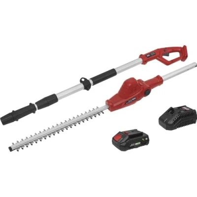 Image of Sealey Cordless Telescopic Hedge Trimmer Kit 20V 2Ah SV20 Series