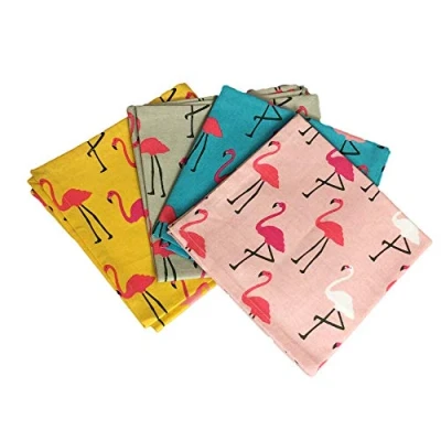 Image of Dexam Set of 4 Flamingo Napkins