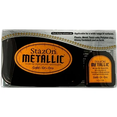 Image of Tsukineko Stazon Ink Pad, Gold