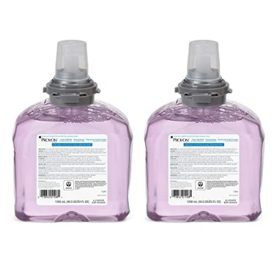 Image of PROVON TFX Foaming Handwash with Advanced Moisturizers, Cranberry Fragrance, 1200 mL Refill for Touch Free Dispenser (Pack of 2) 5385 02