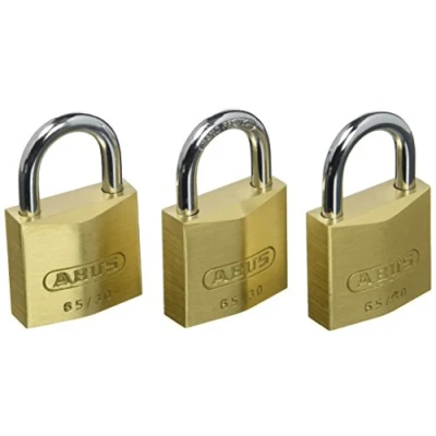 Image of ABUS 65/30 Brass Padlock 30 mm Pack of 3 35118