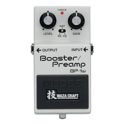 Image of BOSS BP 1W Booster/Preamp Premium Waza Craft Guitar Effect Pedal with Analog Circuitry Vintage Sounds from the CE 1 Chorus Ensemble &amp; Roland RE 201 Space Echo Standard Buffer