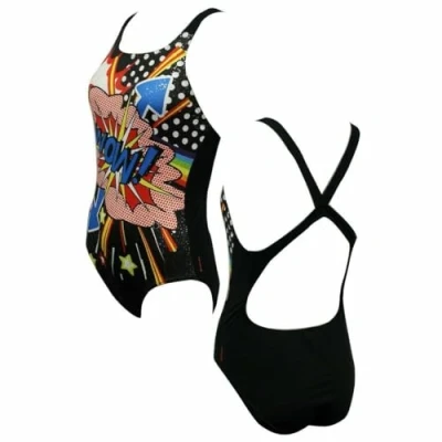 Image of Maru Wow Sparkle Pacer Vault Back Black and Red Size 28