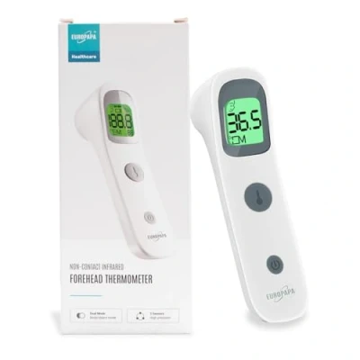 Image of EUROPAPA Fever Thermometer For Babies, Children, Adults, Infrared Forehead With Alarm, C/F Switch, 30 Time Measurement Memory