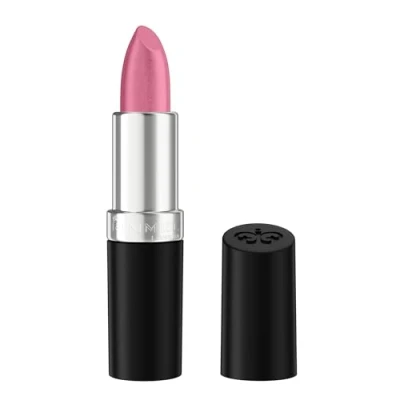 Image of Rimmel Lasting Finish Lipstick 300 Pinch Me Pink, Creamy Satin Finish, Long 8 HR Wear, Comfortable Formula, Rich Pigment