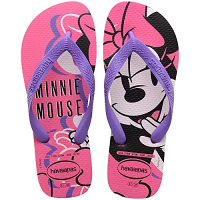 Image of Havaianas Unisex Top Disney, Pink/Pink, 3/4