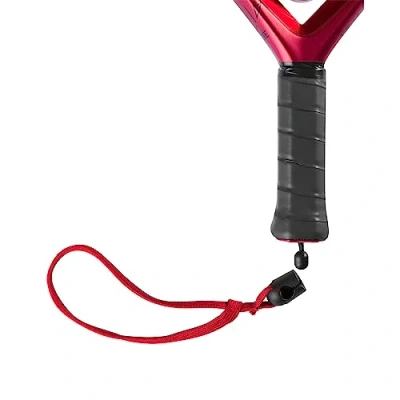 Image of Wilson Strap for Padel Rackets, Double Braid Cinch Zipcord, Replaceable, Red