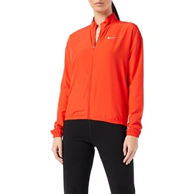 Image of Nike DD4925 W NK DF SWSH RUN JKT Jacket women&#039;s chile red/white XS