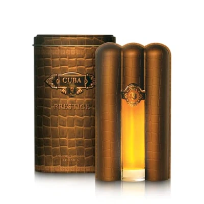 Image of Cuba Prestige Gold Eau De Toilette Vaporiser Spray for Him 90 ml