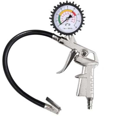 Image of Bohaner Car Air Tyre Pressure Inflator Gun Gauge Meter 220PSI 16 BAR Compressor Van Tire Tool