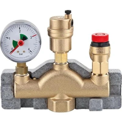 Image of Caleffi Heating boiler group, 1 inch internal thread with insulation up to 100 kW, 302634