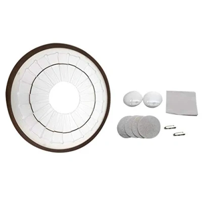 Image of buwei Large Rosette Maker Round Yo Sewing Crafts Embellishment DIY Handmade Ribbon Flower Making Tool
